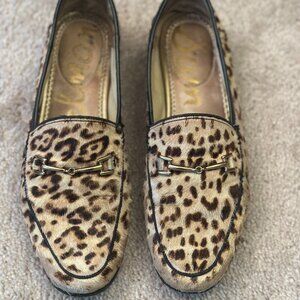 Sam Edelman | Loraine Leopard-Print Calf Hair Loafers